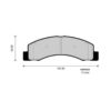 PASTILLAS DE FRENO DEL. FORD F-100 4000 F-250/350 1998/... - Image 3