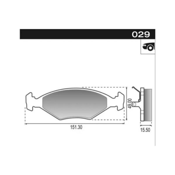 PASTILLAS DE FRENO DEL. FORD GALAXY 2.0 GHIA VW GOL GTI - Image 4