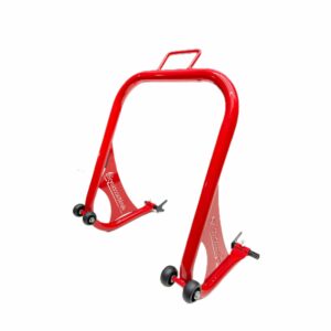 CABALLETE PARA MOTO DE PISTA TRASERO ROJO PISTACCESORIOS