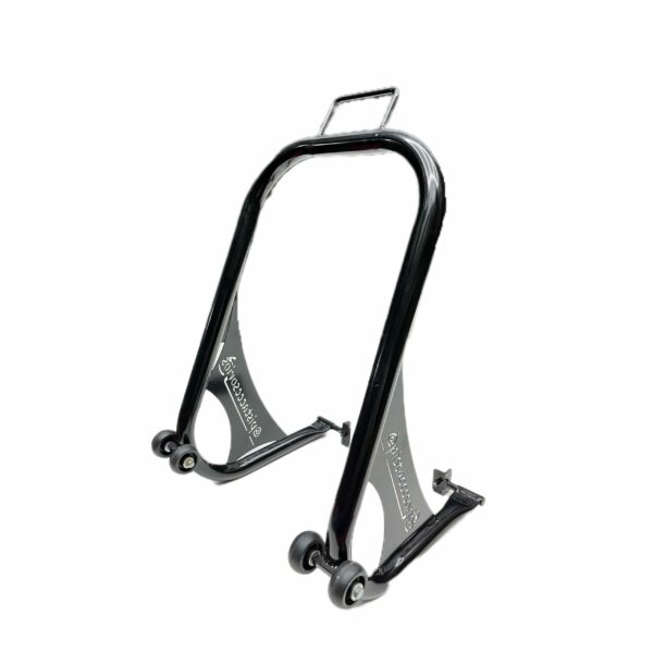 CABALLETE PARA MOTO DE PISTA DELANTERO NEGRO PISTACCESORIOS