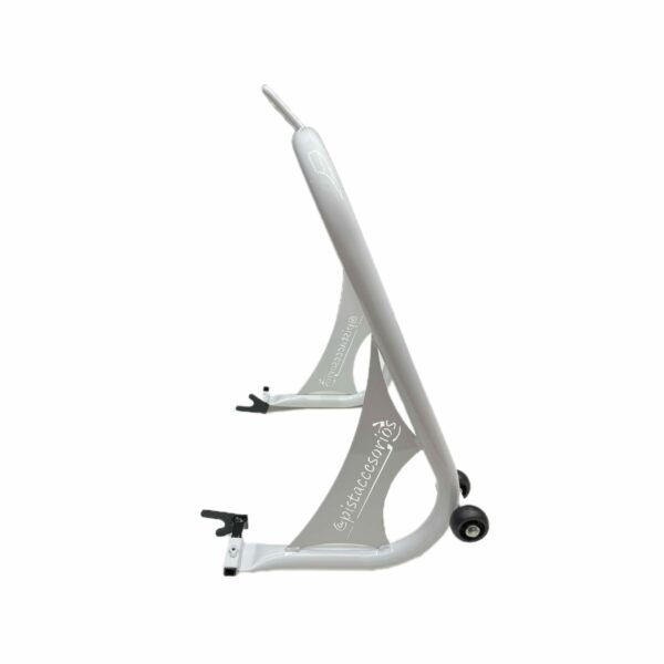 CABALLETE PARA MOTO DE PISTA TRASERO BLANCO PISTACCESORIOS - Image 5