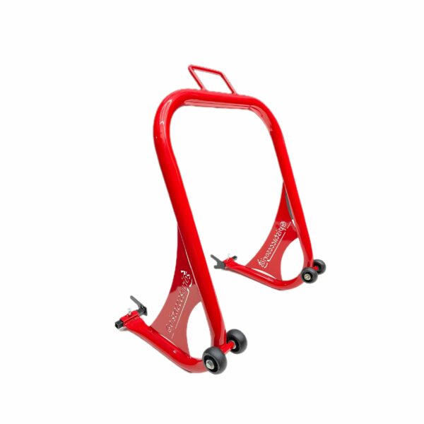 CABALLETE PARA MOTO DE PISTA TRASERO ROJO PISTACCESORIOS - Image 4