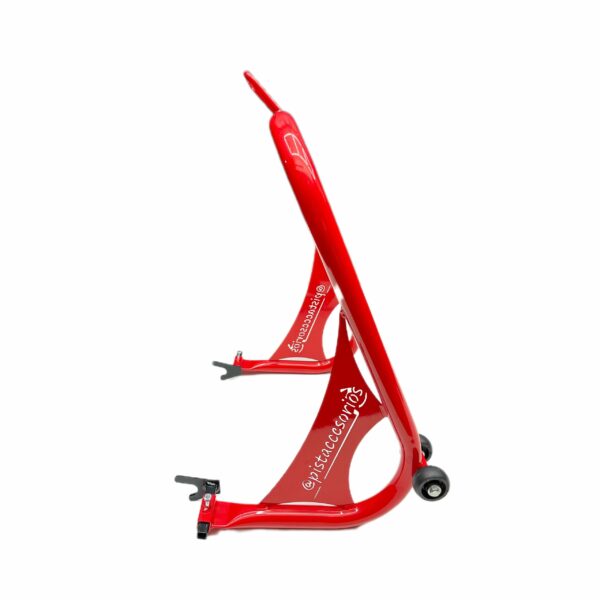 CABALLETE PARA MOTO DE PISTA TRASERO ROJO PISTACCESORIOS - Image 5