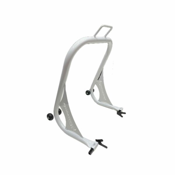 CABALLETE PARA MOTO DE PISTA TRASERO BLANCO PISTACCESORIOS - Image 7